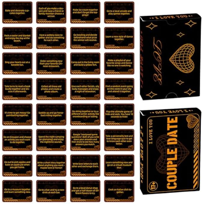 rayihni COUPLE DATE NITE CARD GAMES, CARD GAME WITH IDEAS FOR COUPLE - Image 1